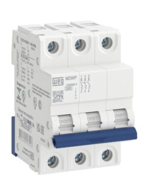 MINI INTERRUPTOR TERMOMAGNETICO 3 POLOS 20 A MDWP-C20-3