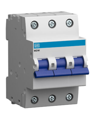 MINI INTERRUPTOR TERMOMAGNETICO 3 POLOS 80 A MDW-C80-3
