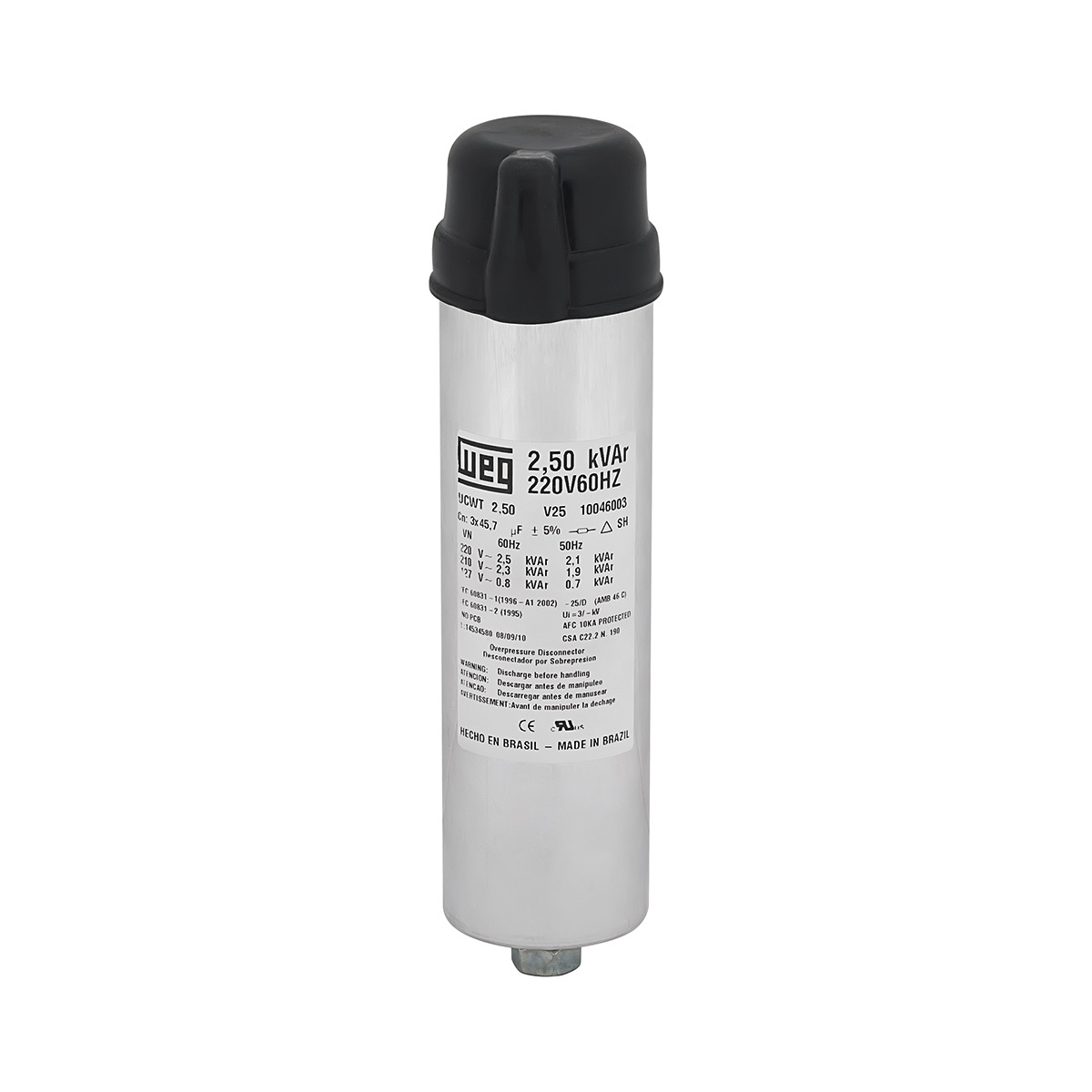 UNIDAD CAPACITIVA UCWT0.5V25 L10 HD