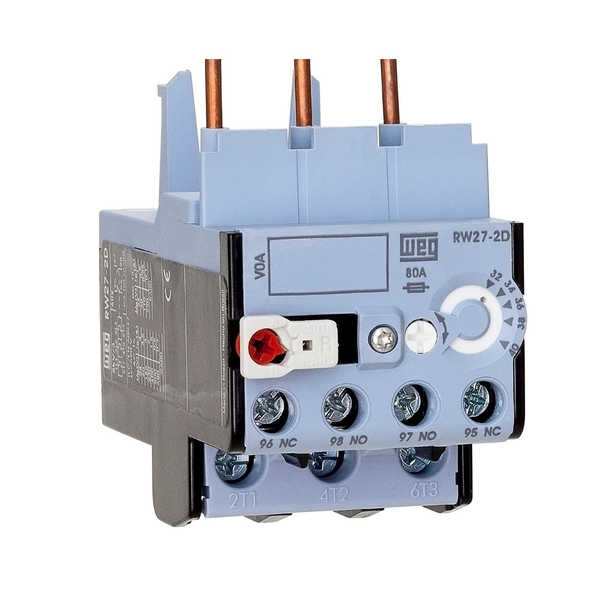 RELE SOBRECARGA AZ RW27-2D3-D063 3 polos 4-6,3 A para CWB9-38